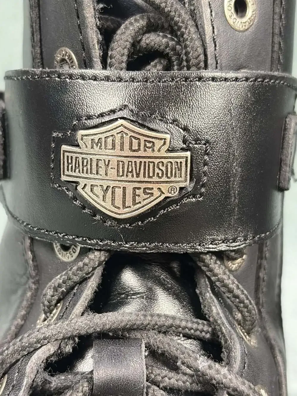 Harley-Davidson Men’s Leather Steel Toe Motorcycle Boots Size 12